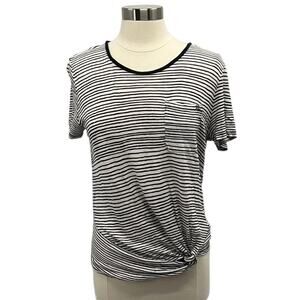 LRL Knotted Striped Shirt XL